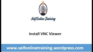 How to Install VNC Viewer [upl. by Aiuqram]