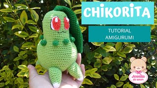 CHIKORITA Pokémon Amigurumi Tutorial paso a paso Patrón en Descripción [upl. by Leodora]