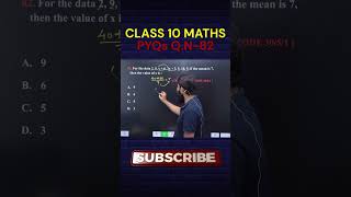 CLASS 10 MATHS STATISTICS PYQs pyqs mcqs statistics cbse ntpc ssc class10maths boardexam2025 [upl. by Einafats]