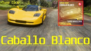 Caballo Blanco Speed Trap Anything Goes S2  Tune Code  Forza Horizon 5 [upl. by Nnaerb]