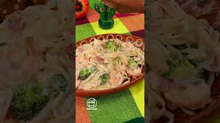 Pasta con camarones y brócoli [upl. by Remsen544]