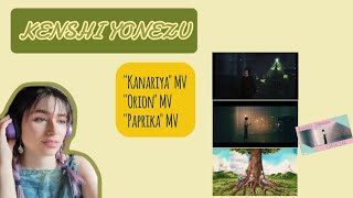 Reaction to KENSHI YONEZU quotKanariyaquot quotOrionquot and quotPaprikaquot [upl. by Latsyrhc890]