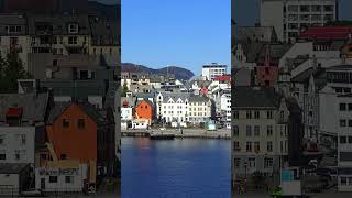 Ålesund Norway  4k Drone footage 01 shorts titamedia ålesund alesund norway norwaynature [upl. by Agiaf769]