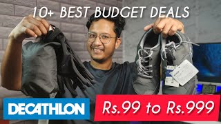 10 Best Budget Travel Products on DECATHLON  Rs99 to Rs999  datadock [upl. by Airitac]