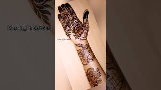 Khaleeji Mehndi Art😍❤️✨henaart khaleejimehndi hennatattoo youtubeshorts viralshort [upl. by Hoxsie]