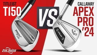 TITLEIST T150 vs CALLAWAY APEX PRO 24  Golf Irons Comparison [upl. by Willett162]