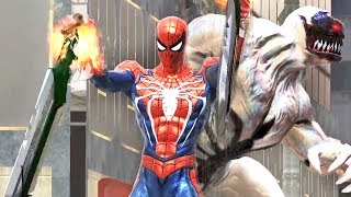 SpiderMan PS4 Web of AntiVenom  All Cutscenes Game Movie [upl. by Elcin]