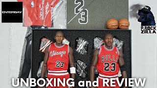 Enterbay Michael Jordan Final Edition  Away 16 Scale 2Pack  Unboxing amp Review [upl. by Coussoule98]