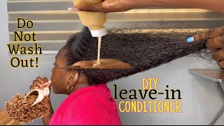 INTENSE Homemade Conditioner for 4c Natural Hair  DIY [upl. by Alyl]