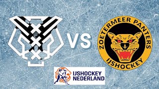 Highlighs I Eredvisie Playoffs 2024 Hablfinale Spiel 1 Amsterdam Tigers  Zoetermeer Panters [upl. by Topliffe]