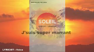 LERNESSE x LYRICIST  SOLEIL  Officiel Lyrics Video [upl. by Yelkcub]