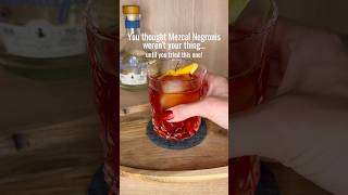 The perfect cocktail for everyone even if you don’t like Mezcal 😎🥃 cocktail mezcal negroni [upl. by Shanks]