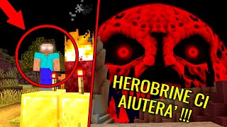 HEROBRINE CI AIUTERA CONTRO LUNAR  TERRIFICANTE EP5 [upl. by Elleved652]