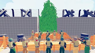 Zombie 100 Units vs Army Soldier  Totally Accurate Battle Simulator TABS [upl. by Serge]