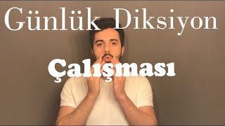 Günlük Diksiyon Çalışma Rehberi Çok Kolay [upl. by Coppinger]