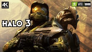 Halo 3 Full Playthrough All Chapters 4K Coop Online Multiplayer [upl. by Ediva]