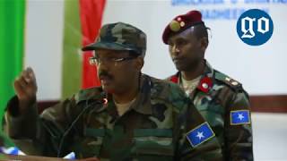 Farmaajo oo abaabul dagaal kawado Muqdisho [upl. by Eecal907]