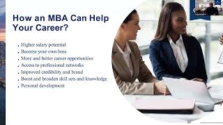 GGU Master of Business Administration amp Executive MBA Webinar [upl. by Prakash158]