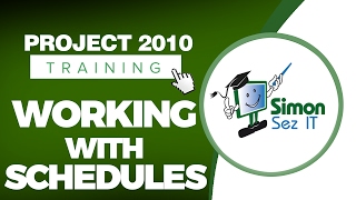 Microsoft Project 2010 Video Training Tutorial  Working with Schedules [upl. by Ely]