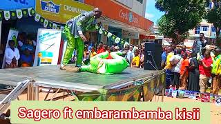 sagero manpepe fit embarambamba on stage Kisii [upl. by Caundra961]