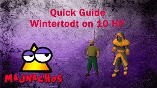 Wintertodt on 10hp  Guide OSRS [upl. by Groh615]