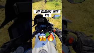 OffRoading on Yamaha R15  Part 2🔥 shorts shortsvideo whitedevilrider bikeride bikelove [upl. by Means]