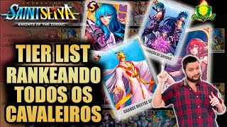 ATUALIZOU o TIER LIST de Saint Seiya Awakening COMO ficou o RANKING dos CAVALEIROS [upl. by Adnamas]