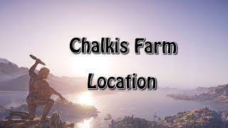 Assassins Creed Odyssey  Chalkis Farm Location gameplay [upl. by Greeson671]