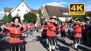 Fanfarenzug Jubiläum Sternmarsch in Hirrlingen [upl. by Anuhsal518]