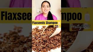 DIY Flaxseeds Herbal Shampoo for Hair growth preityprerna hairgrowth shampoo shorts [upl. by Wilhelmine633]