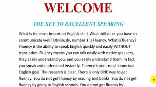 English Podcast  The KEY To Speak English Excellently Subtitles [upl. by Nnylav958]