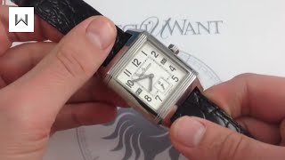 JaegerLeCoultre Reverso Squadra Hometime Luxury Watch Review [upl. by Pauletta]