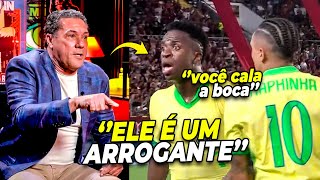 VANDERLEI LUXEMBURGO DETONOU VINICIUS JUINIOR APÓS PÊNALTI PERDIDO CONTRA A VENEZUELA [upl. by Adnilreb813]