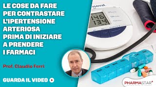 Le cose da fare per contrastare l’ipertensione arteriosa prima di iniziare a prendere i farmaci [upl. by Adnicul]