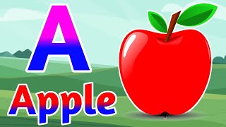 A for apple  अ से अनार  abcd  phonics song  a for apple b for ball c for cat  abcd song  abcde [upl. by Anazus]