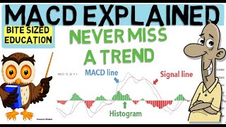 MACD INDICATOR EXPLAINED Trade with the trend [upl. by Bassett]