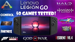 Lenovo Legion Go 50 Games Tested [upl. by Llemor]