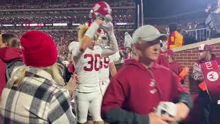 Alabama players exit field after losing to Oklahoma [upl. by Anerroc]