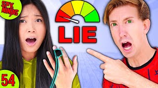 FACE REVEAL amp LIE DETECTOR TEST of HACKER GIRL  Spy Ninjas 54 [upl. by Michaella]