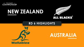 HIGHLIGHTS  NEW ZEALAND v AUSTRALIA  The Rugby Championship 2024 [upl. by Wainwright]