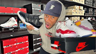 Unbelievable amount of Jordans found at this Nike Outlet [upl. by Noach]