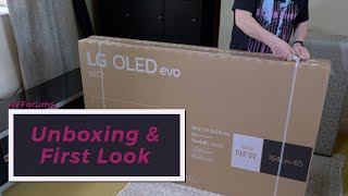 LG C2  Unboxing and First Look [upl. by Guinn]