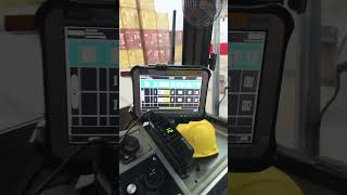 Overview of the workspace of a shunter truck driver at the Port of Montreal [upl. by Aisel157]