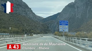 France F A43 Chambéry  Modane French Alps [upl. by Inaflahk]