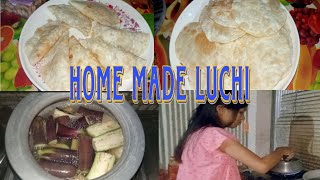 Luchi Swram Chamani Thoksukha  Home made vlog soniadbvlog [upl. by Ailam527]