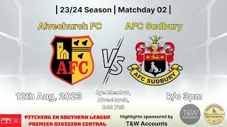 Alvechurch vs AFC Sudbury 120823 [upl. by Nordgren]