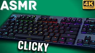 ASMR UNBOX  LOGITECH G915 TKL CLICKY GAMING KEYBOARD [upl. by Clarette]