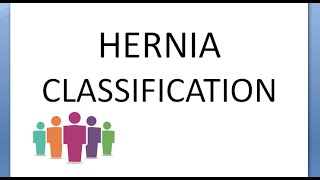 Surgery 853 Classification of Hernia Nyhus Gilbert types [upl. by Vanderhoek]