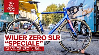 La Wilier Zero SLR speciale di Vincenzo Nibali  Biciclette dei professionisti [upl. by Lemaj626]