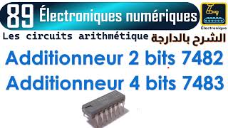 89 Additionneur 2 bits 7482 Additionneur 4 bits 7483 [upl. by Acirrehs]